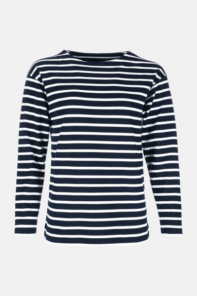 Streifenshirt Langarm Blau für Damen von modAS