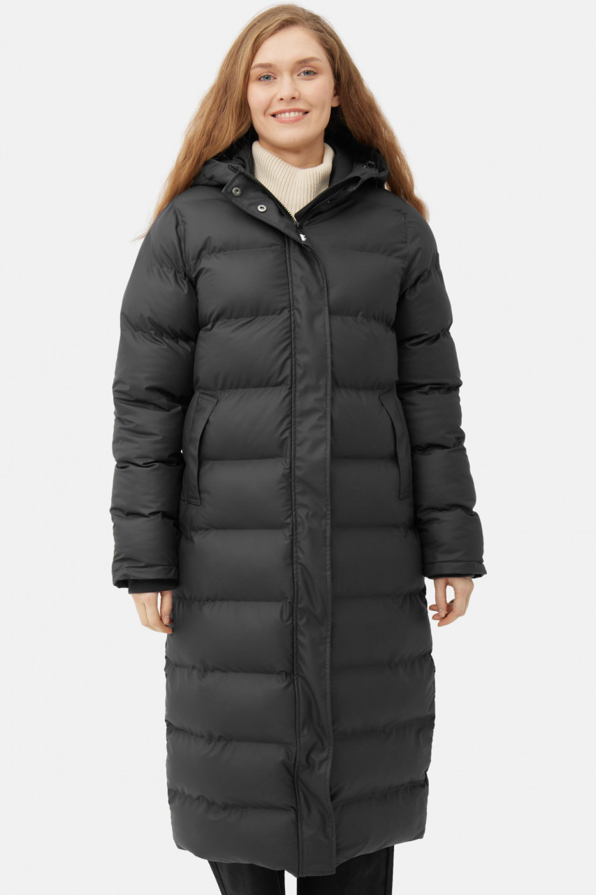 Derbe Wintermantel Interholm Damen Schwarz Puffer