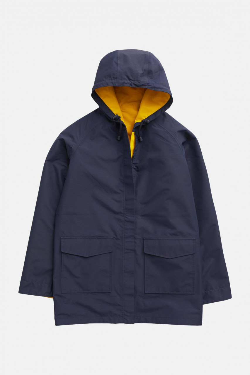 Seasalt Cornwall Damen Friesennerz Reversible Raincoat Regenjacke Wendejacke Sunglow Gelb