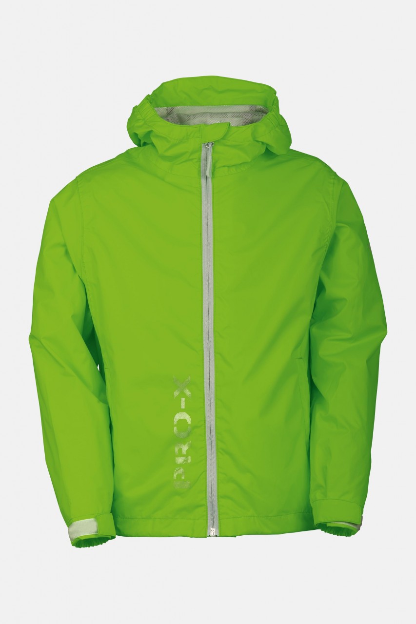 Kinder-Regenjacke Flashy Neon Grün Pro-X