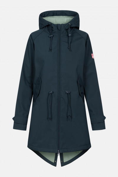 kk Derbe Island Friese Damen Softshell Mantel Navy Lilypad Dunkelblau Derbe Island Friese Damen Softshell Mantel Navy Lilypad Dunkelblau