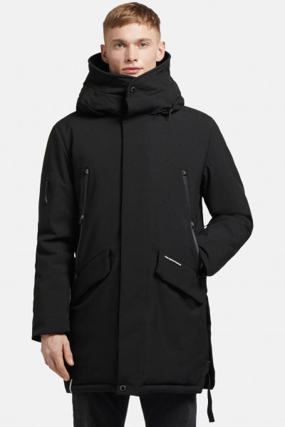 enthousiasme Verknald Kunstmatig Khujo Tuck Herren Winterjacke Schwarz Black Parka Kurzmantel | Hanseheld.de