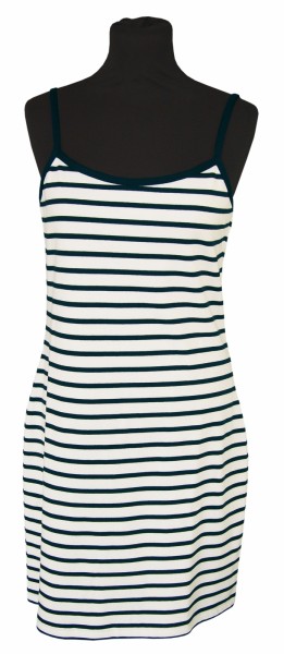Bret. Sommerkleid - weiss/blaugestreift