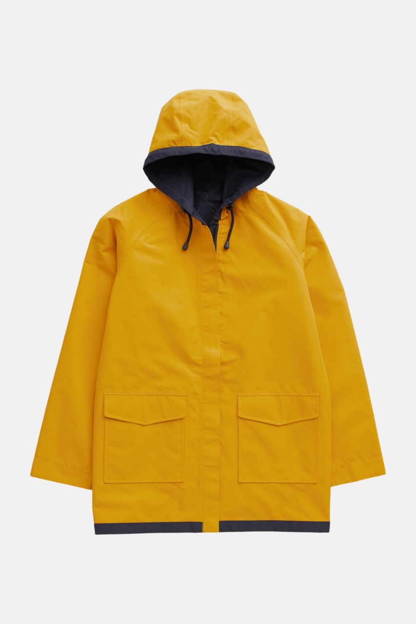 Seasalt Cornwall Damen Friesennerz Reversible Raincoat Regenjacke Wendejacke Sunglow Gelb