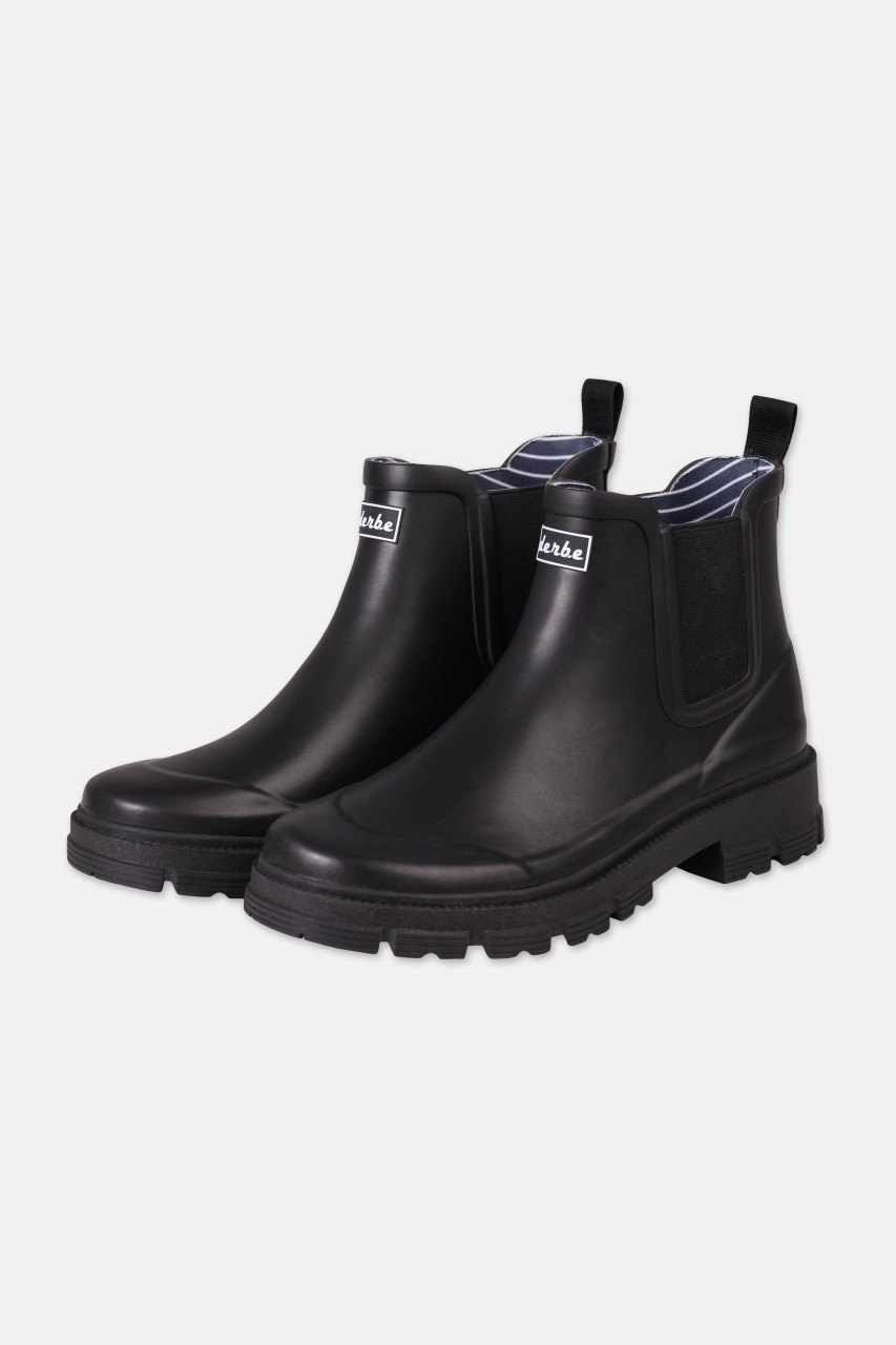 Gummistiefel Gruffig Puuschen Schwarz für Damen von derbe