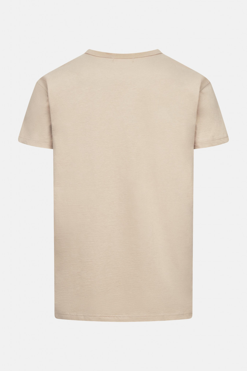 Derbe T-Shirt Flunder Herren Beige GOTS Organic