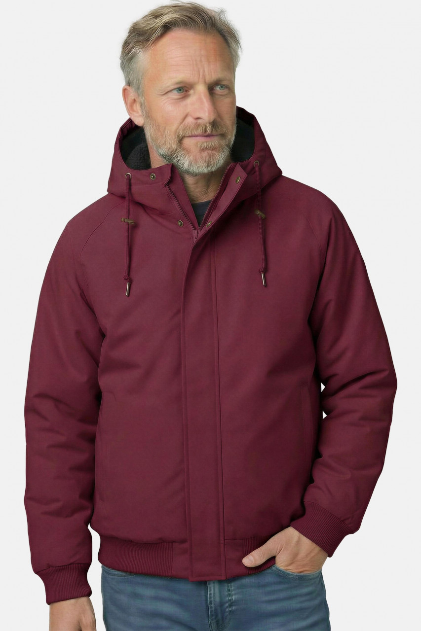 Derbe Winterjacke Festholm Short Herren Rot