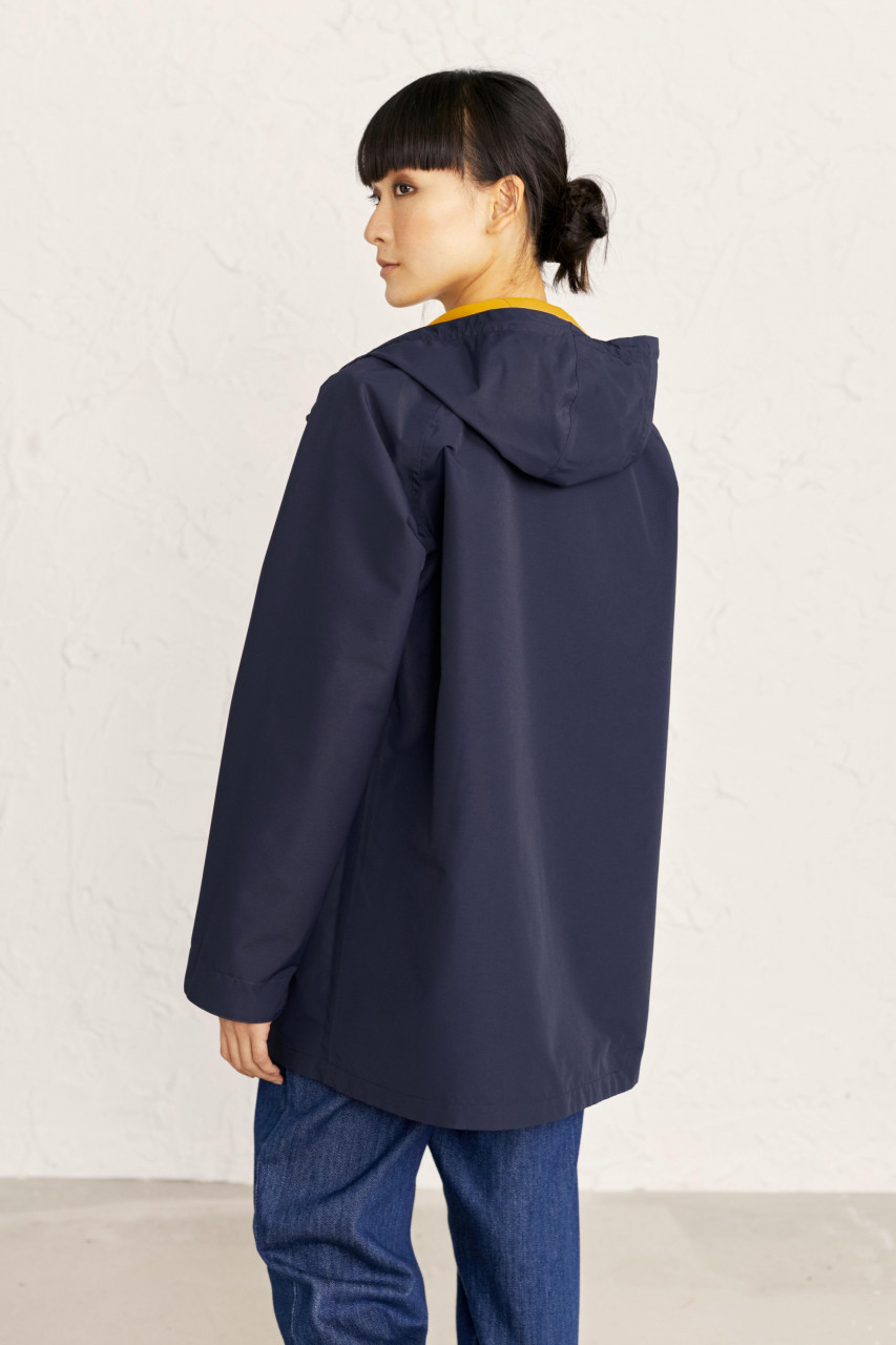 Seasalt Cornwall Damen Friesennerz Reversible Raincoat Regenjacke Wendejacke Sunglow Gelb