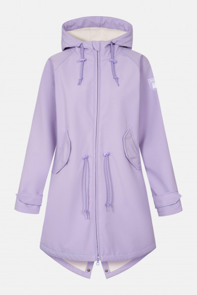 Derbe Island Friese Damen Softshell Mantel Purple Rose Off White Flieder Derbe Island Friese Damen Softshell Mantel Purple Rose Off White Flieder