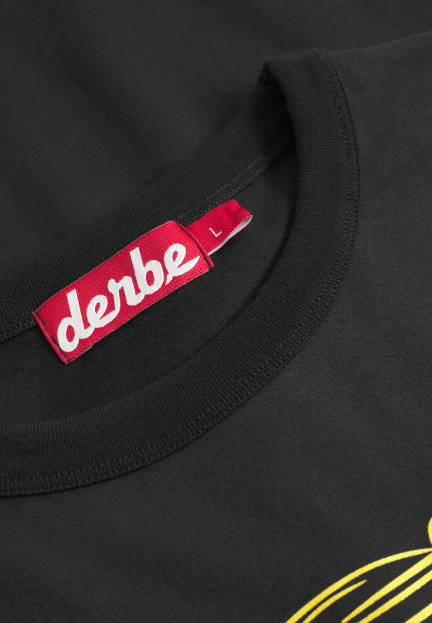 Derbe T-Shirt Schreimöwe Herren Schwarz GOTS Organic