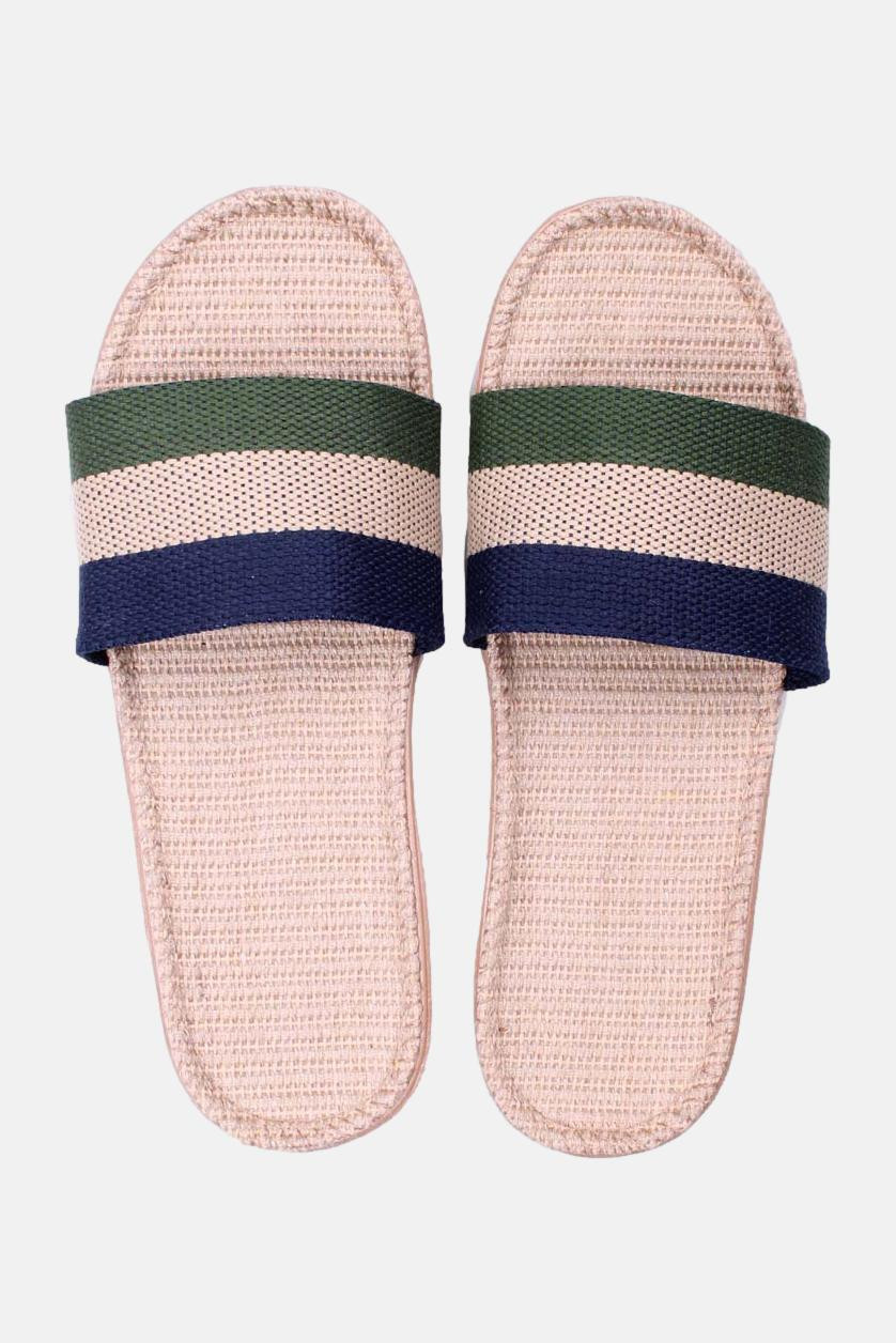 Danefae Sandalen Danelulu Damen Grün Blau Bast Badelatschen