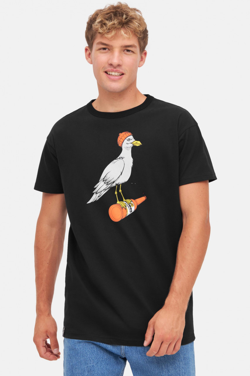 Derbe T-Shirt Sturmmöwe Herren Schwarz