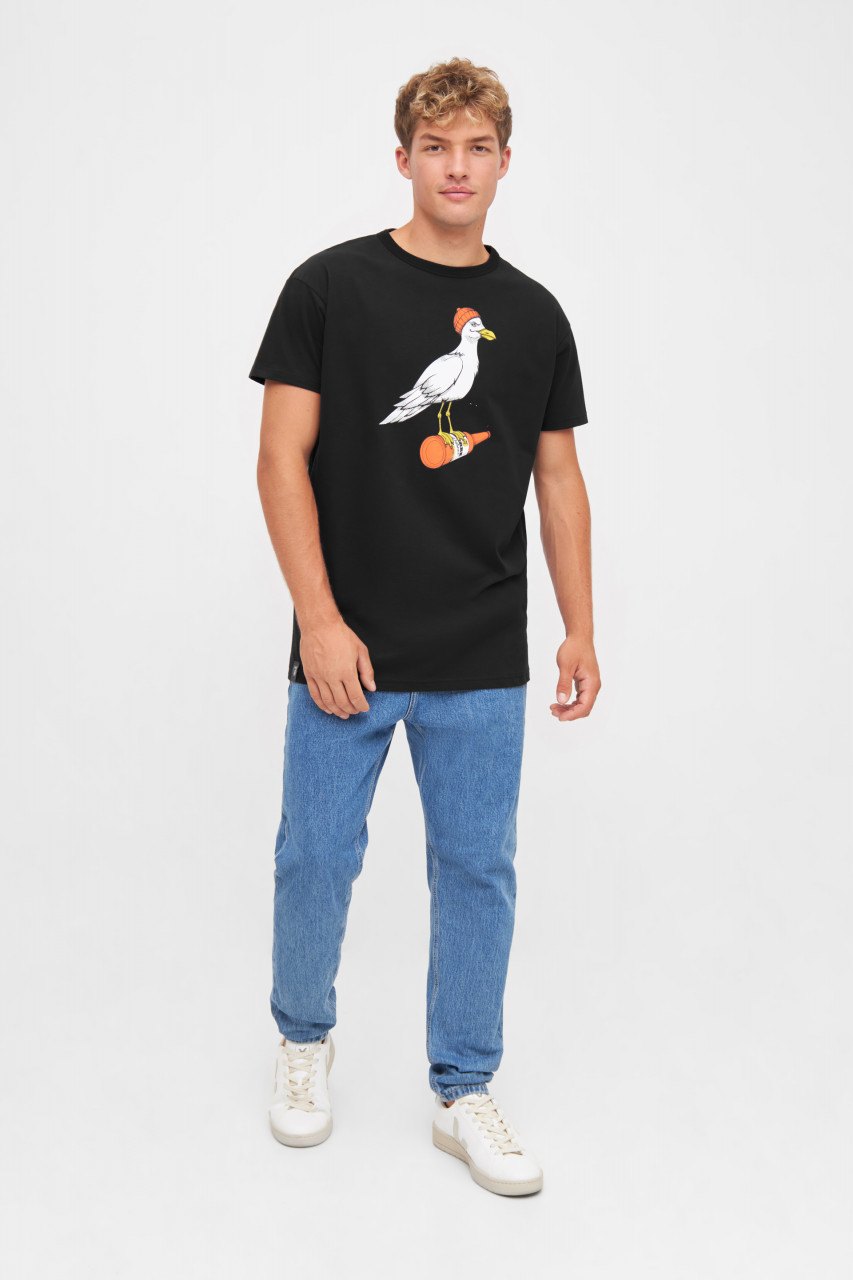 Derbe T-Shirt Sturmmöwe Herren Schwarz