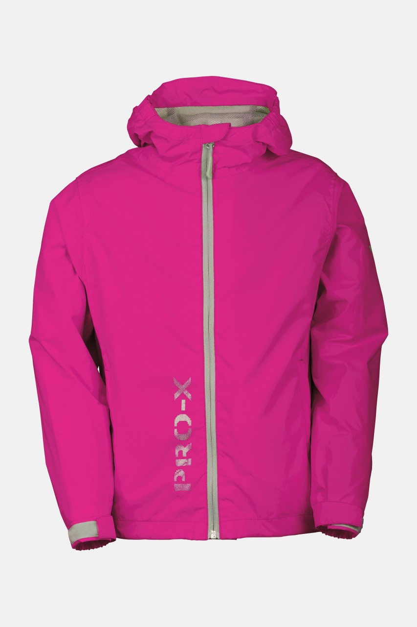 Kinder-Regenjacke Flashy Neon Pink Pro-X