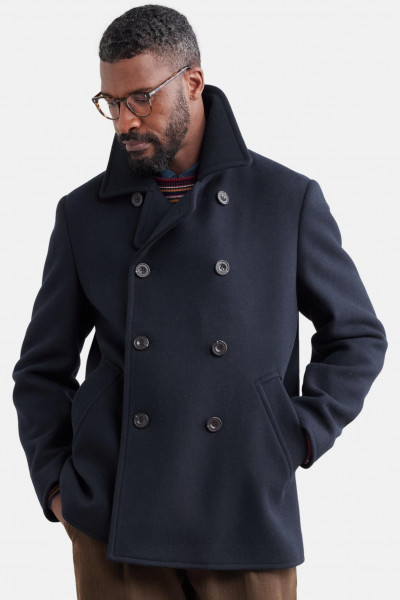 Seasalt Cornwall Caban Channel Herren Blau Navy Peacoat