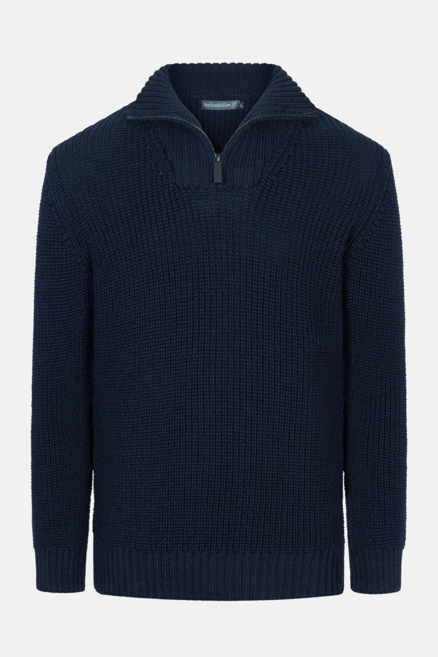 IrelandsEye Troyer Reefer Dunkelblau Herren Pullover Navy Marine