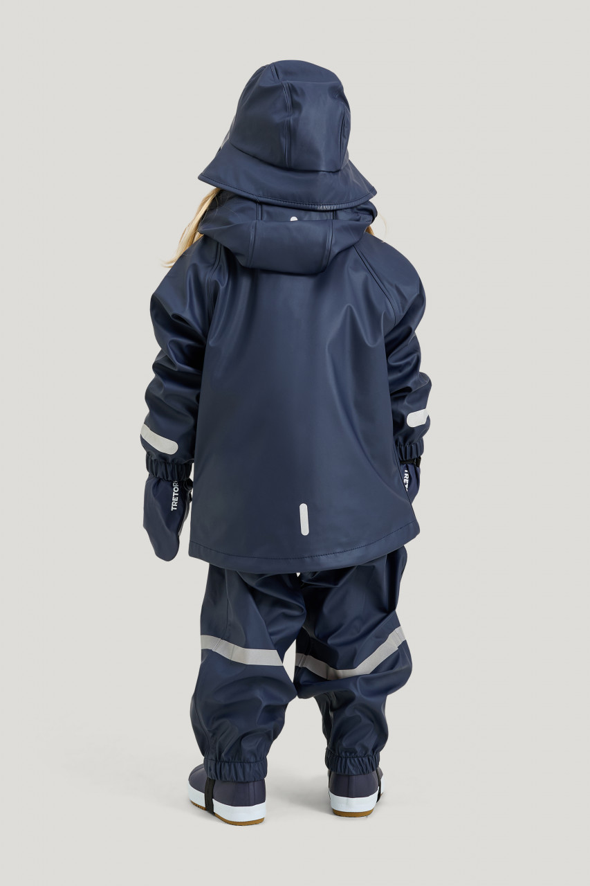 Tretorn Kinder Regenjacke Kids Wings Rain Coat Navy Dunkelblau
