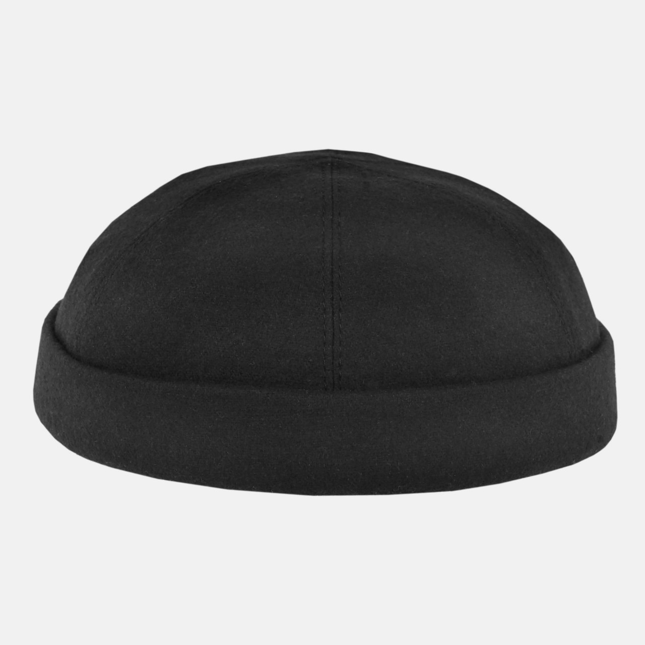 Docker Cap Wolle Schwarz für Unisex von Hanseheld