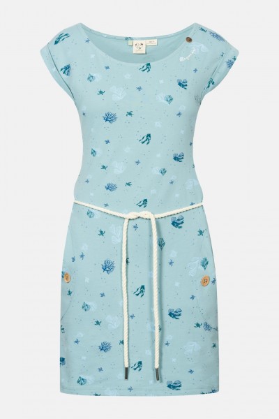 Ragwear Damen Kleid Tag A Organic Aqua Türkis Unterwasser Schildkröten Ragwear Damen Kleid Tag A Organic Aqua Türkis Unterwasser Schildkröten