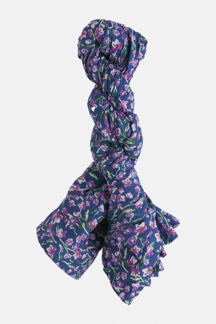 Seasalt Bluse Larissa Damen Blau Lila Blumen Flower