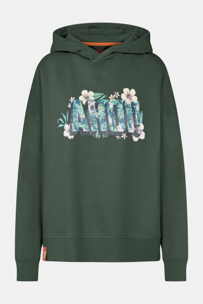 Derbe Hawahoi Damen Hoodie Grün Kombu Green