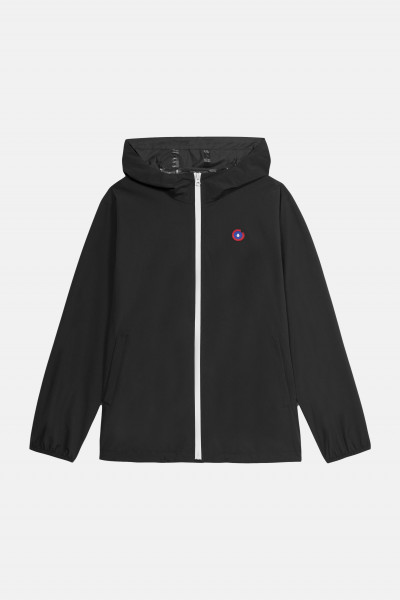 Flotte Regenjacke Passy Kurz Schwarz Ombre