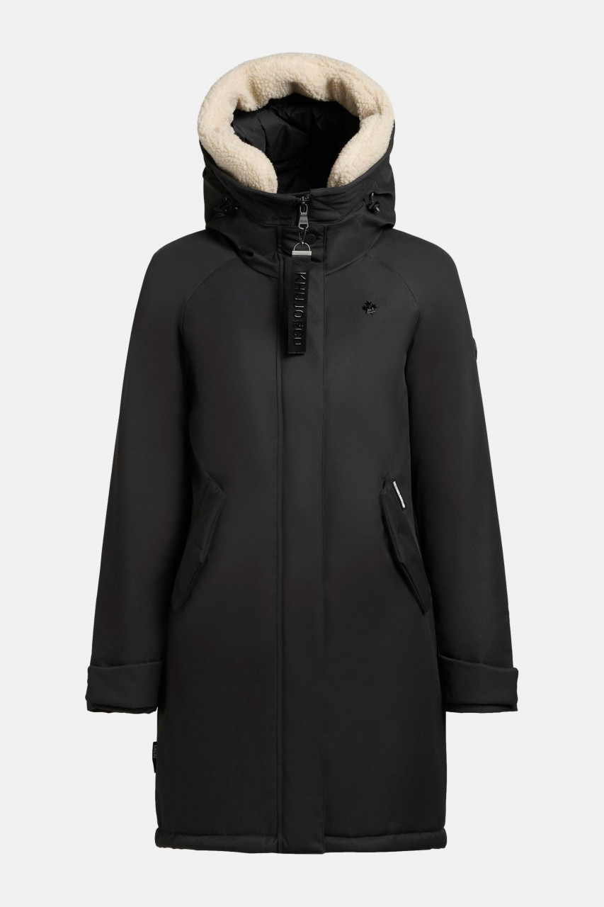 Khujo Semie 2 Damen Winterjacke Grau Parka Teddy