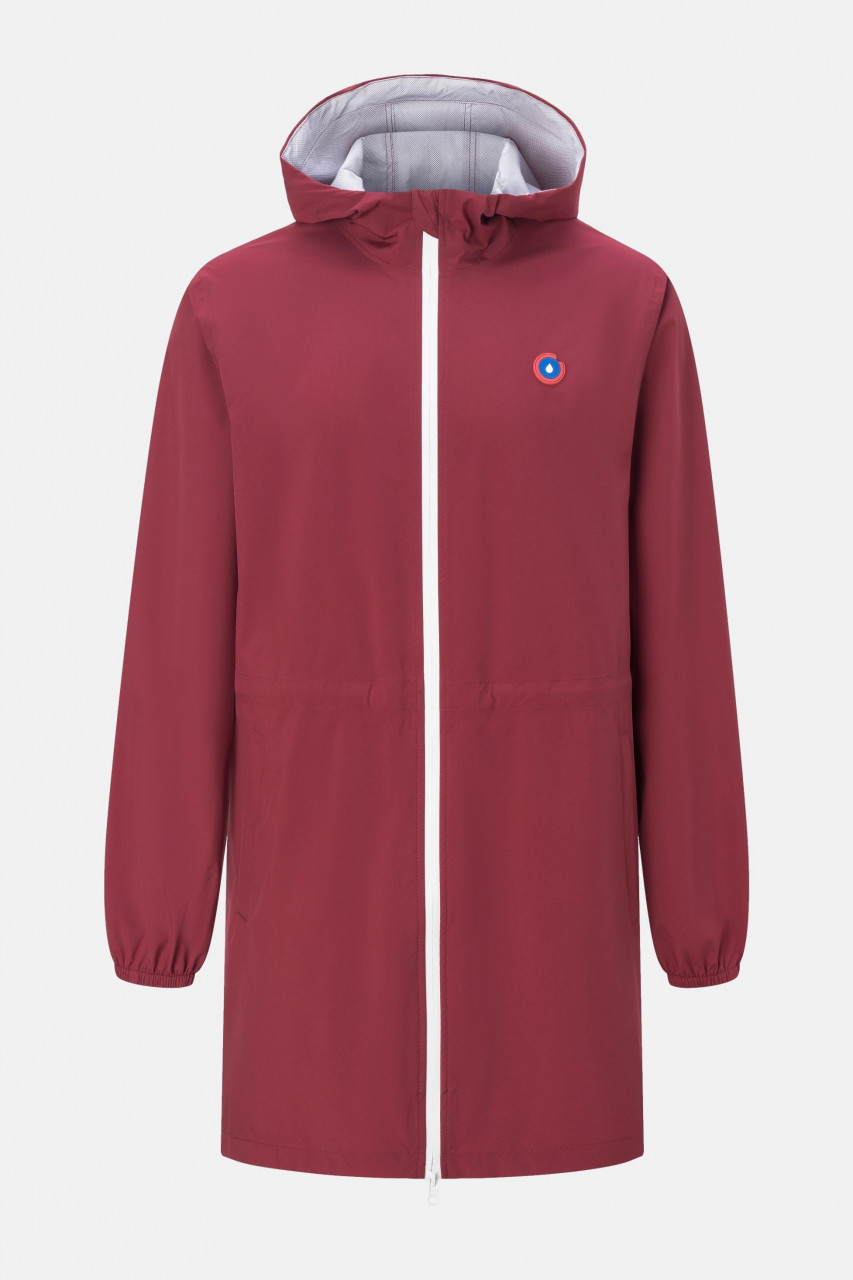 Flotte Regenjacke Amelot Rot Cerise Weinrot Parka