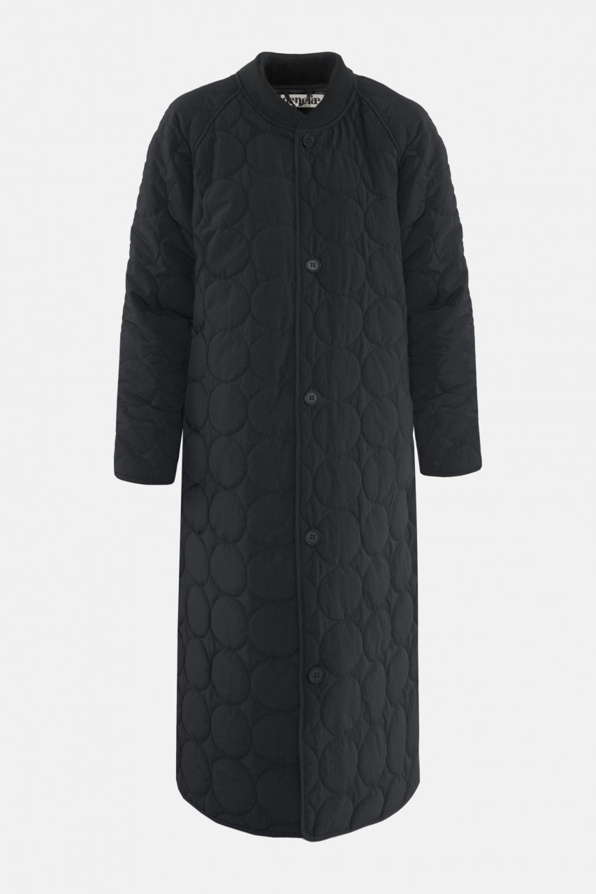 Danefae Wintermantel Daneroyal Damen Schwarz Regenjacke Steppjacke Extra Lang