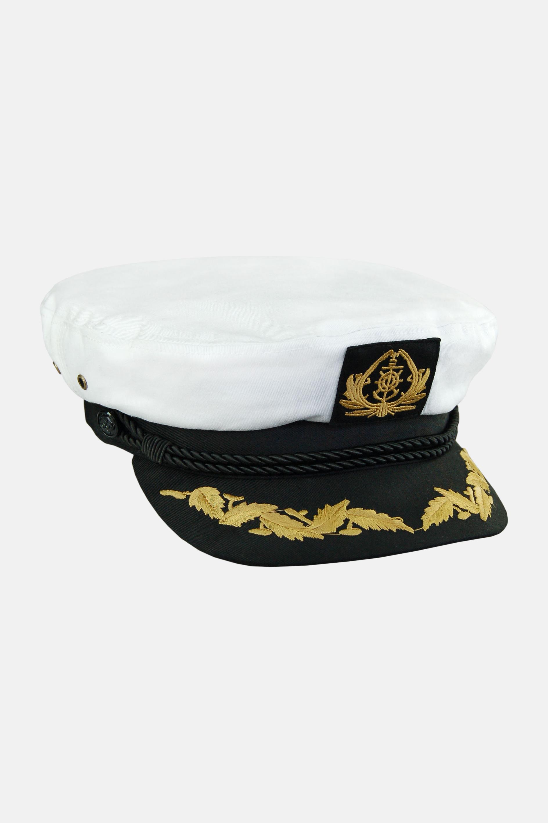 Kapitänsmütze Set Mit Schal & Brille - Marine Kostüm Für Karneval & Party