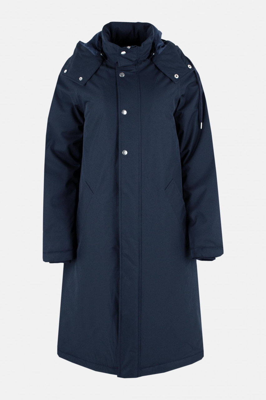 Danefae Danemargarethe Damen Wintermantel Blau Dark Navy