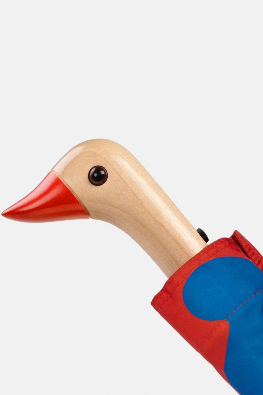 Original Duckhead Regenschirm Salsa Rot Orange Blau Grün Blumen Paprika Abstrakt