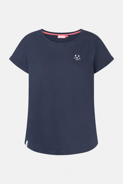 T-Shirt Robbenschnute Dunkelblau für Damen von derbe