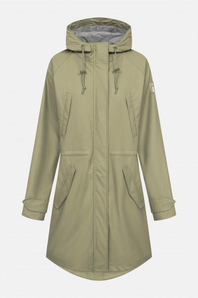 Derbe Regenjacke Friese Tildaby Oxford Damen Hellgrün Oliv