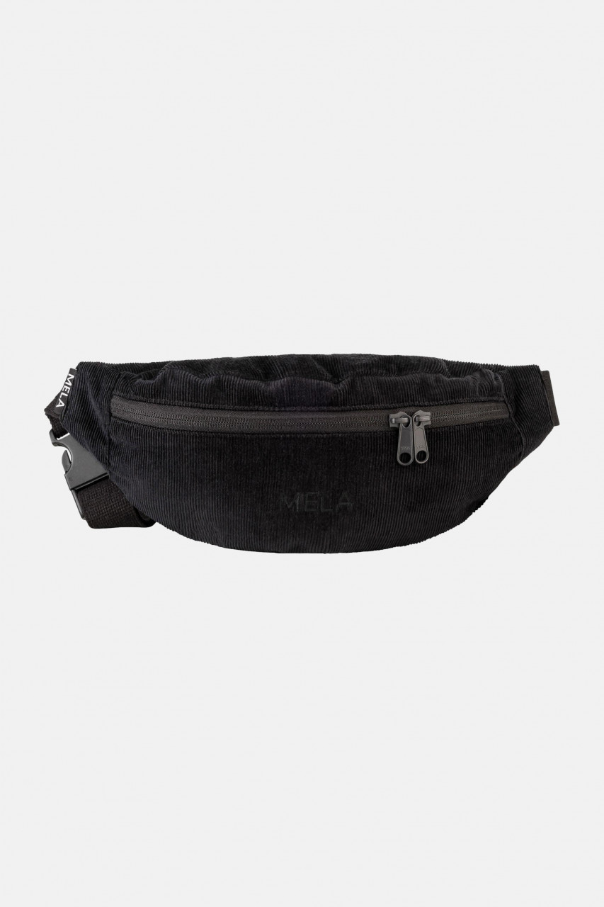 MELA Bauchtasche Bhavin Cord Schwarz