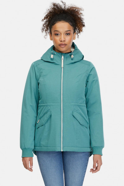 Ragwear Winterjacke Dowey Warm Damen Türkis Grün