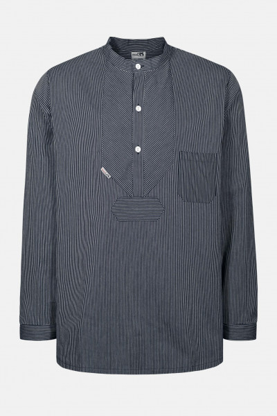 Fischerhemd Basic Blau für Herren von modAS