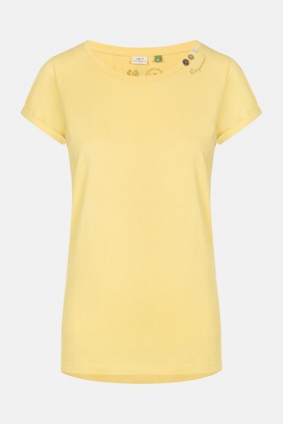 Ragwear Florah A Organic Yellow Damen T-Shirt Gelb