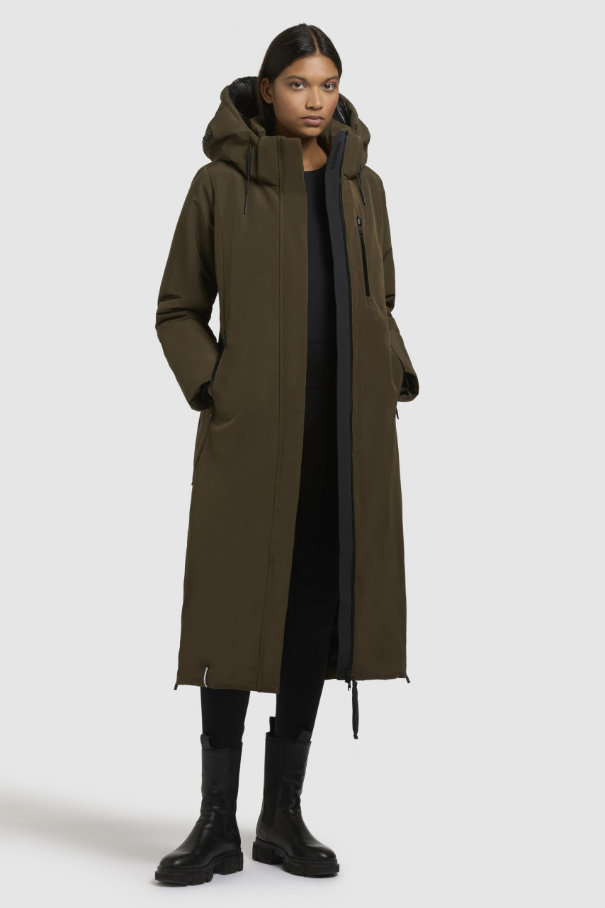 Khujo Lofi 2 Damen Wintermantel Grün