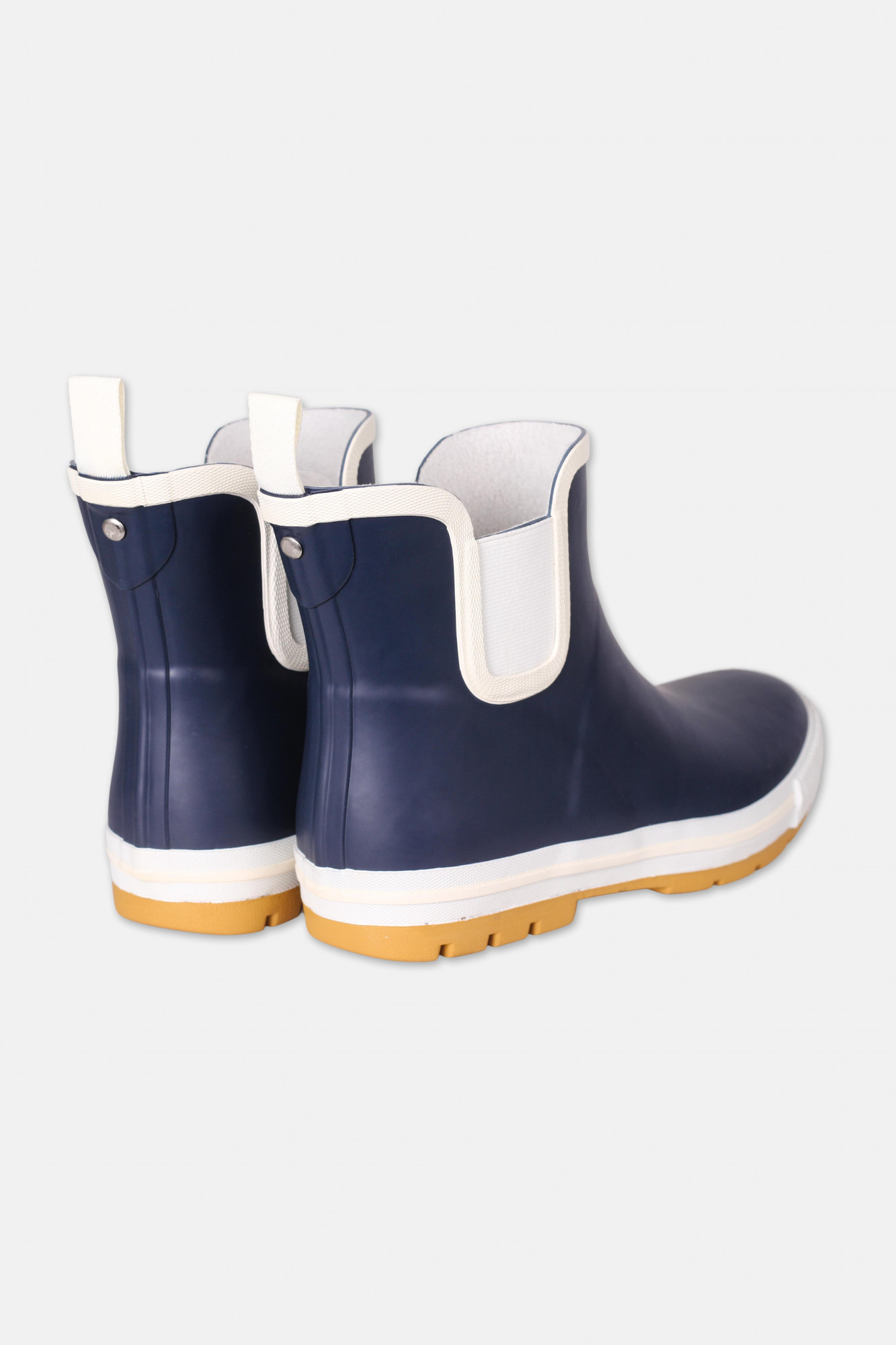 Artikelbild von einem blauen Gummistiefel - Rückseite