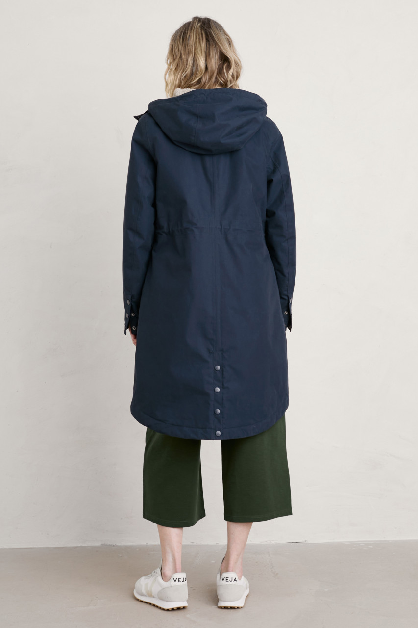 Winterjacke Damen von Seasalt Cornwall - Model - Rückansicht