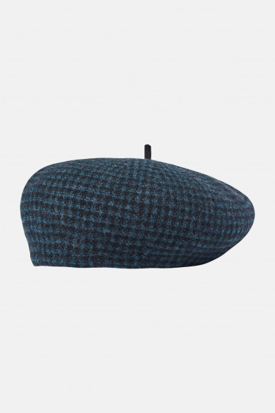 Brixton Audrey II Beret Baskenmütze Emerald Gingham Grün Blau Schwarz Vichy