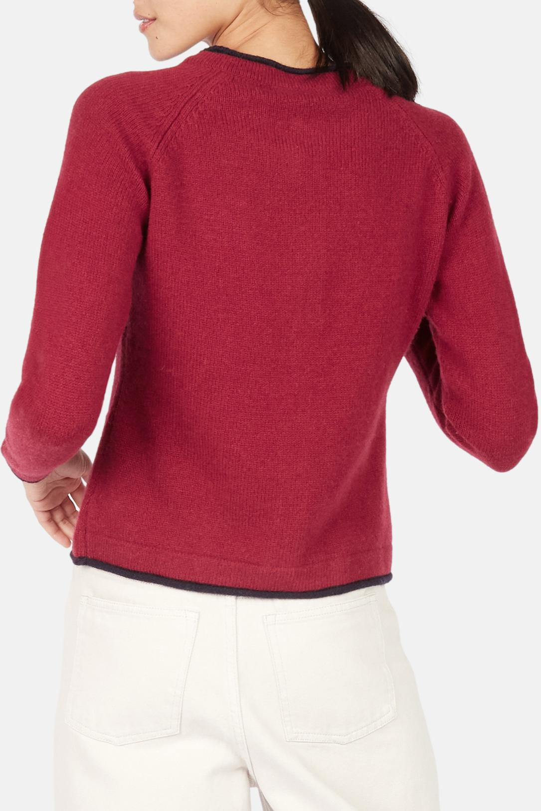 IrelandsEye Killiney Rot Damen Strickjacke Venetian Red