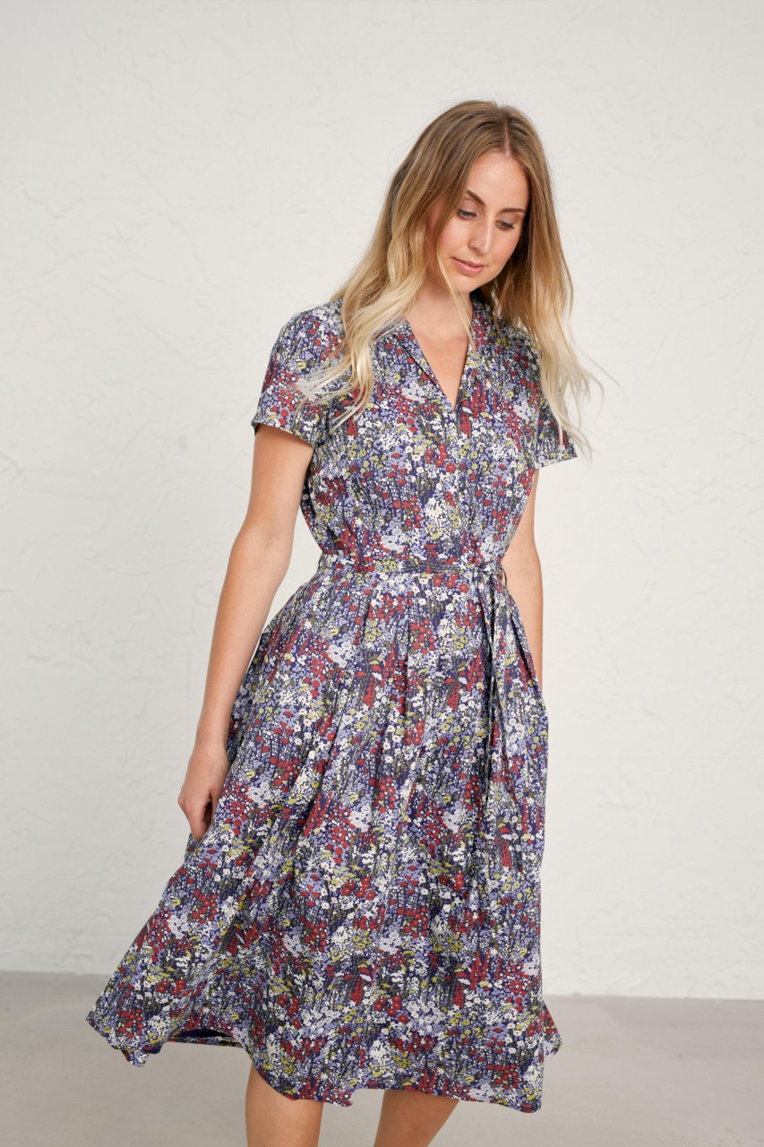 Seasalt Cornwall Top Terrace Dress Painterly Planting Damen Kleid