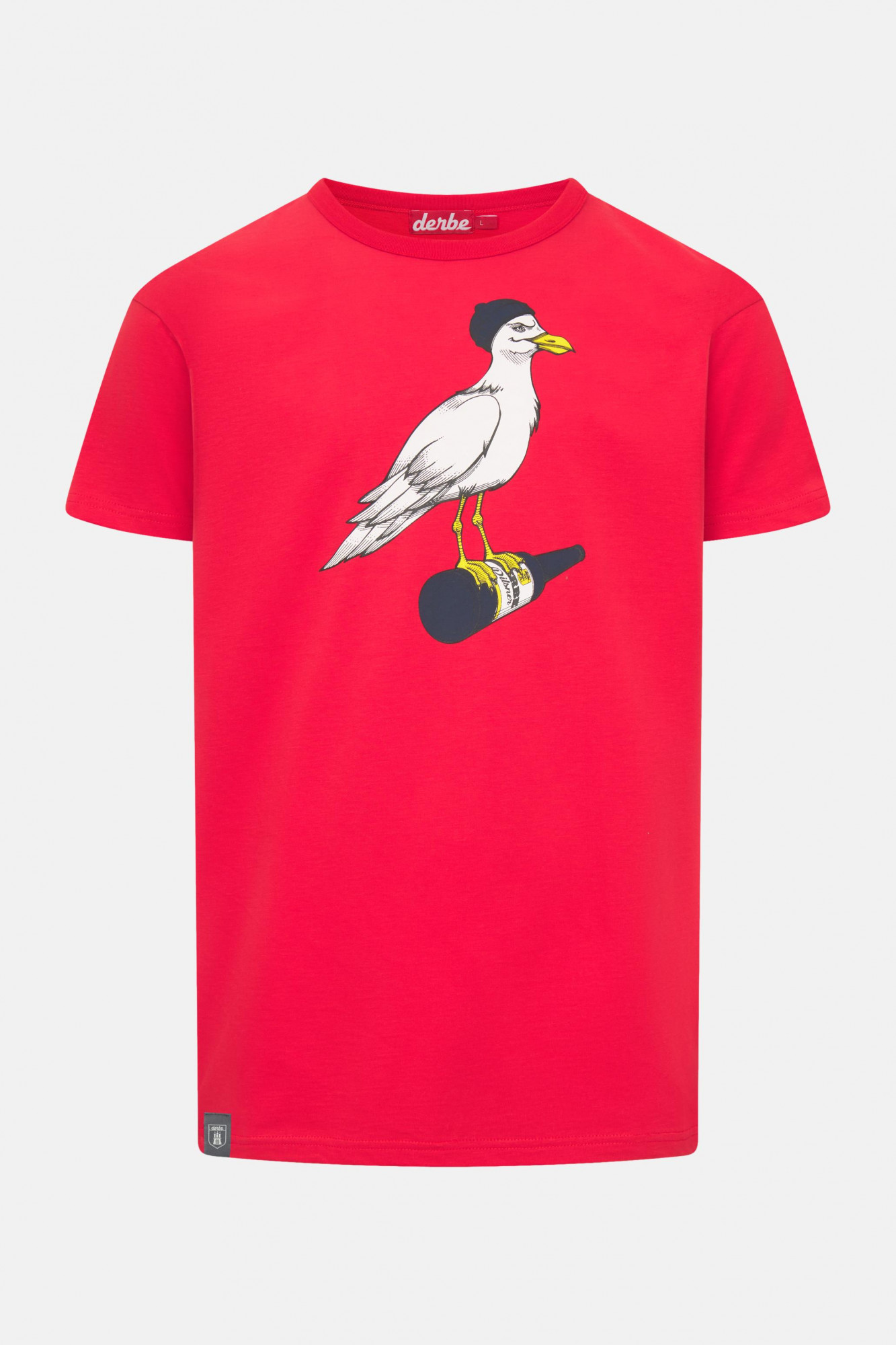 Derbe T-Shirt Sturmmöwe Herren Rot