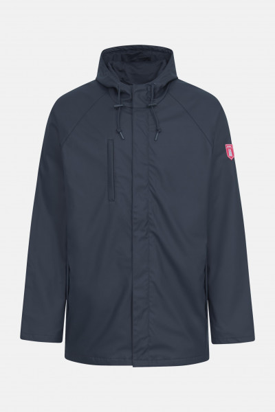 Derbe Regenjacke Passby Plain Herren Friesennerz Blau