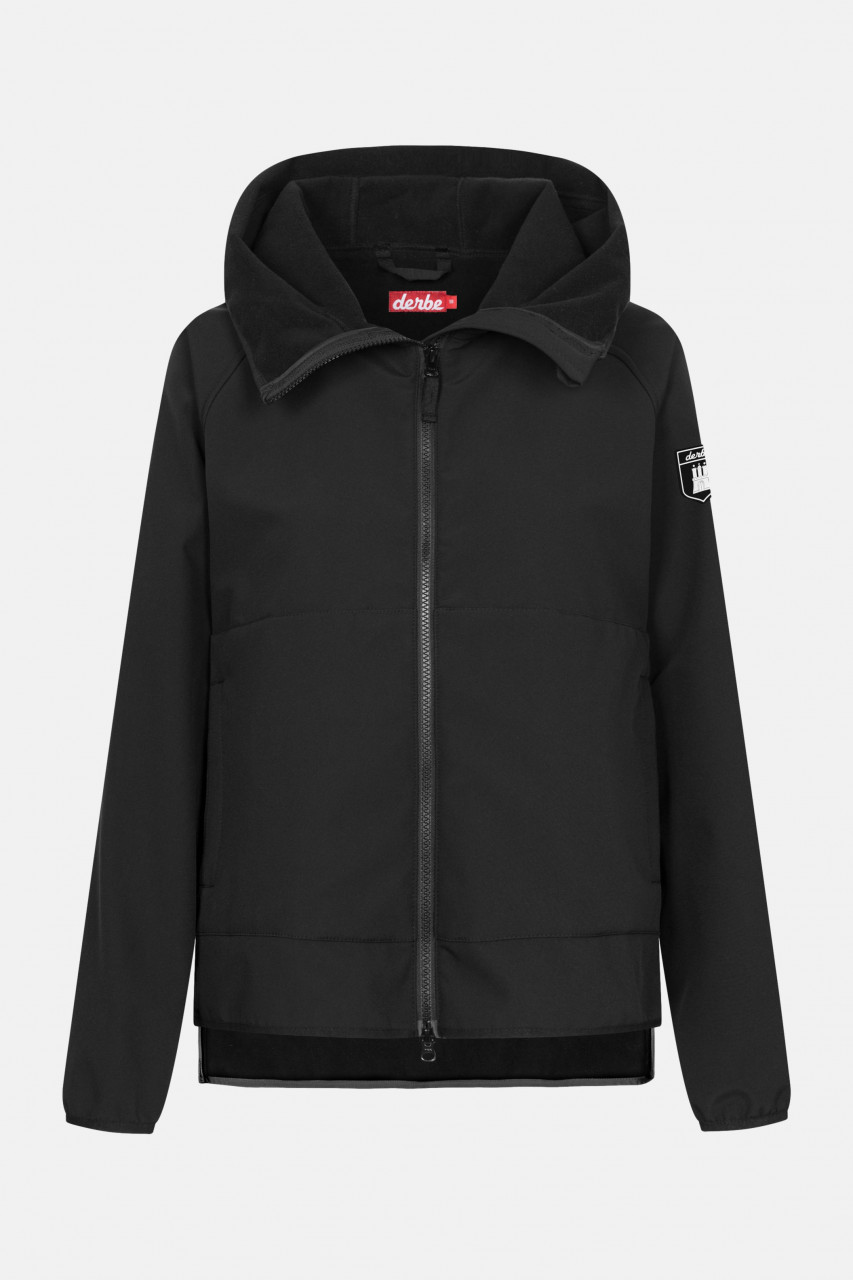 Derbe Softshelljacke Kurz Peutby Damen Schwarz