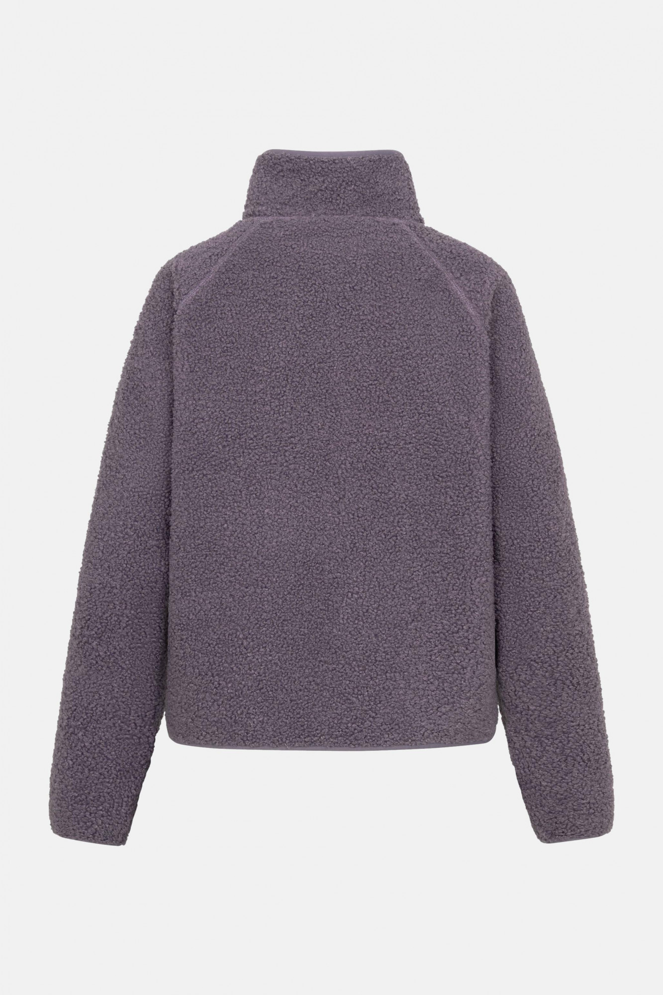 Derbe Damen Fleecejacke Kuschelby Lila Grau Teddy
