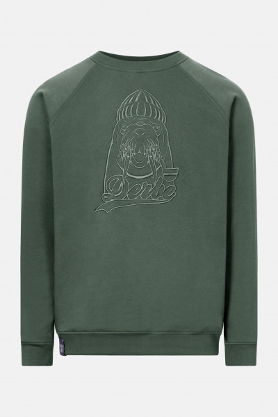 Derbe Walross Herren Pullover Grün Derbe Walross Herren Pullover Grün