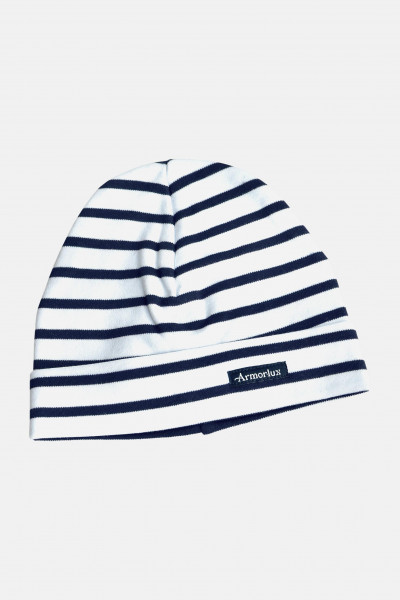 Mütze  Weiß Marine Gestreift für Unisex von Armor Lux